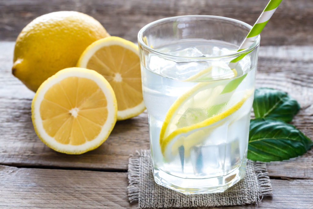lemon or lime water